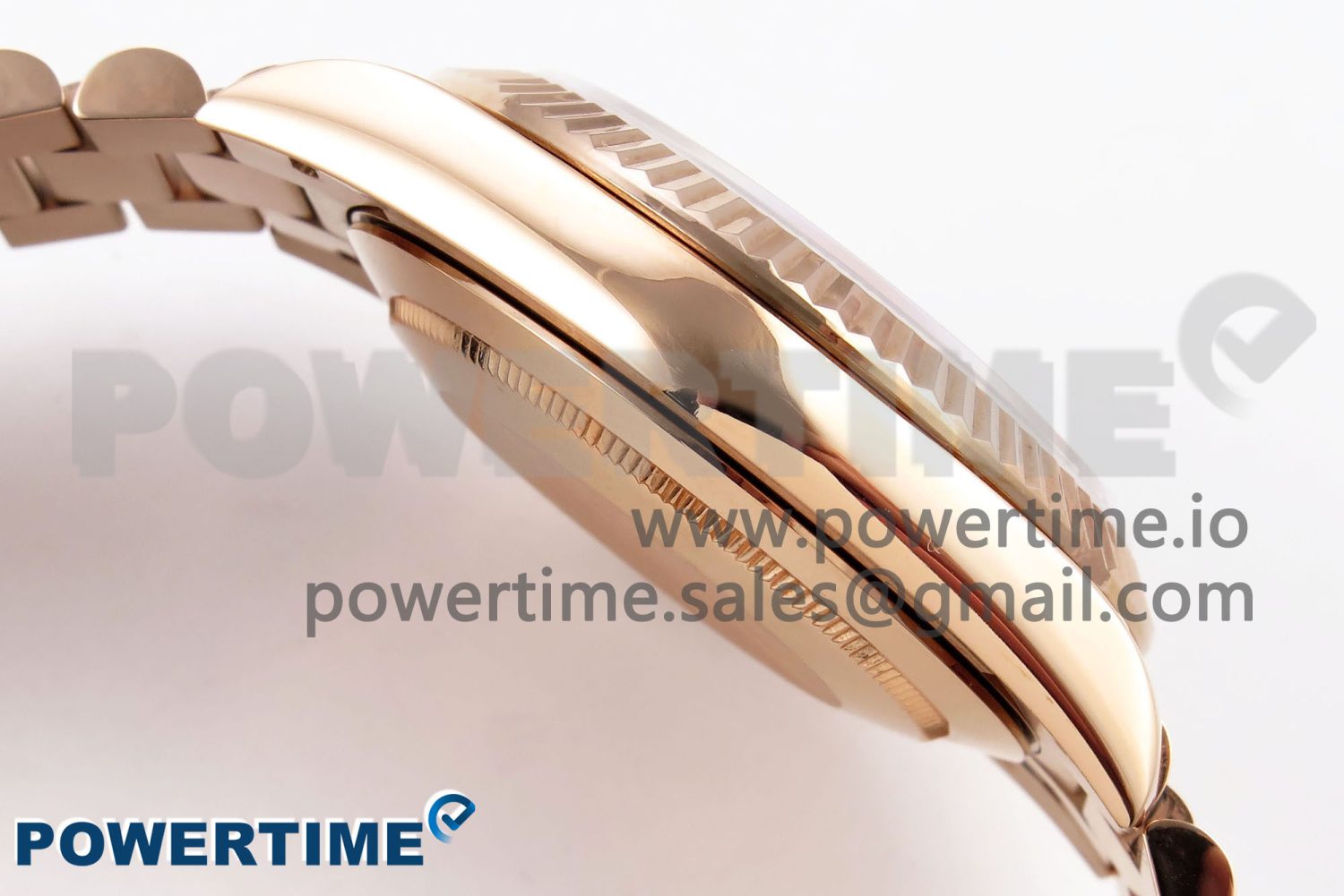 DayDate 40 RG QF Best Edition 904L Steel Slate Eisenkiesel Dial on President Bracelet VR3255 V4 (Gain Weight) - Image 7