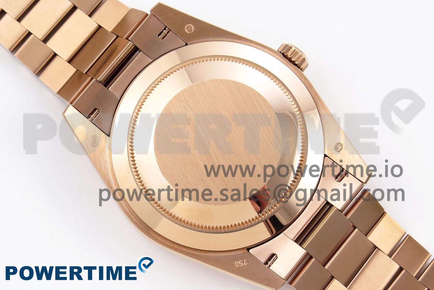 DayDate 40 RG QF Best Edition 904L Steel Slate Eisenkiesel Dial on President Bracelet VR3255 V4 (Gain Weight) - Image 8