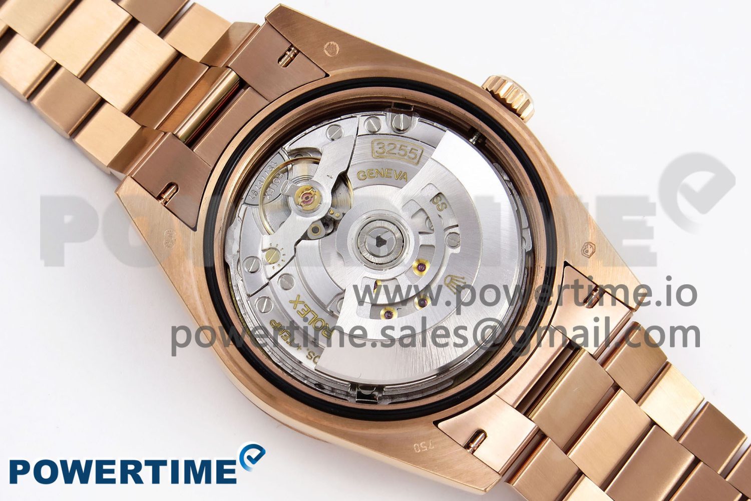 DayDate 40 RG QF Best Edition 904L Steel Slate Eisenkiesel Dial on President Bracelet VR3255 V4 (Gain Weight) - Image 9