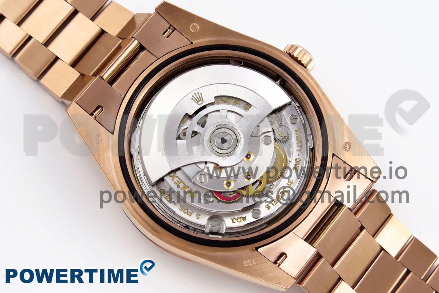 DayDate 40 RG QF Best Edition 904L Steel Slate Eisenkiesel Dial on President Bracelet VR3255 V4 (Gain Weight) - Image 10
