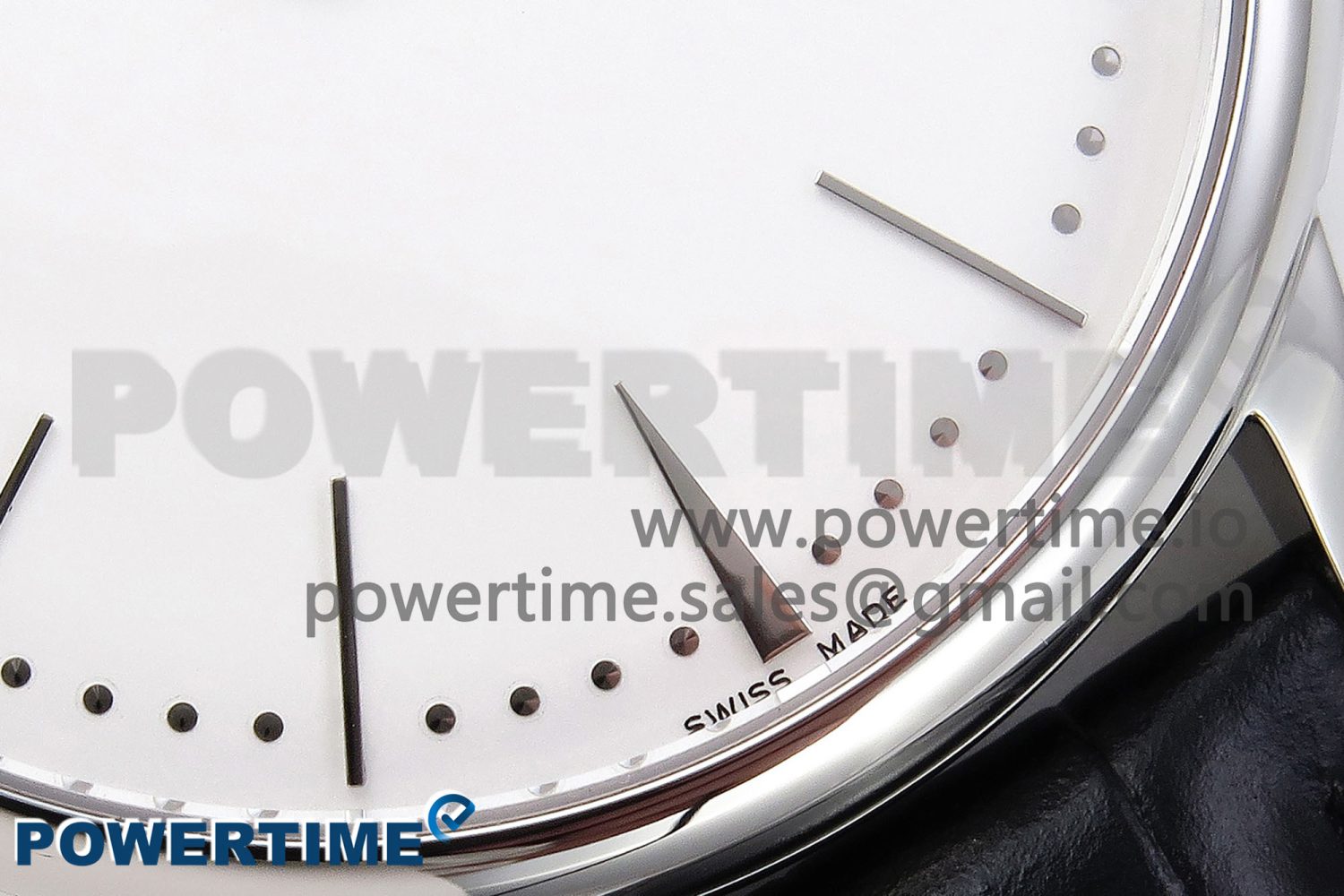 Patrimony SS KZF Best Edition White Dial on Black Leather Strap MIYOTA 9015 - Image 5