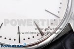 Patrimony SS KZF Best Edition White Dial on Black Leather Strap MIYOTA 9015 - Image 5