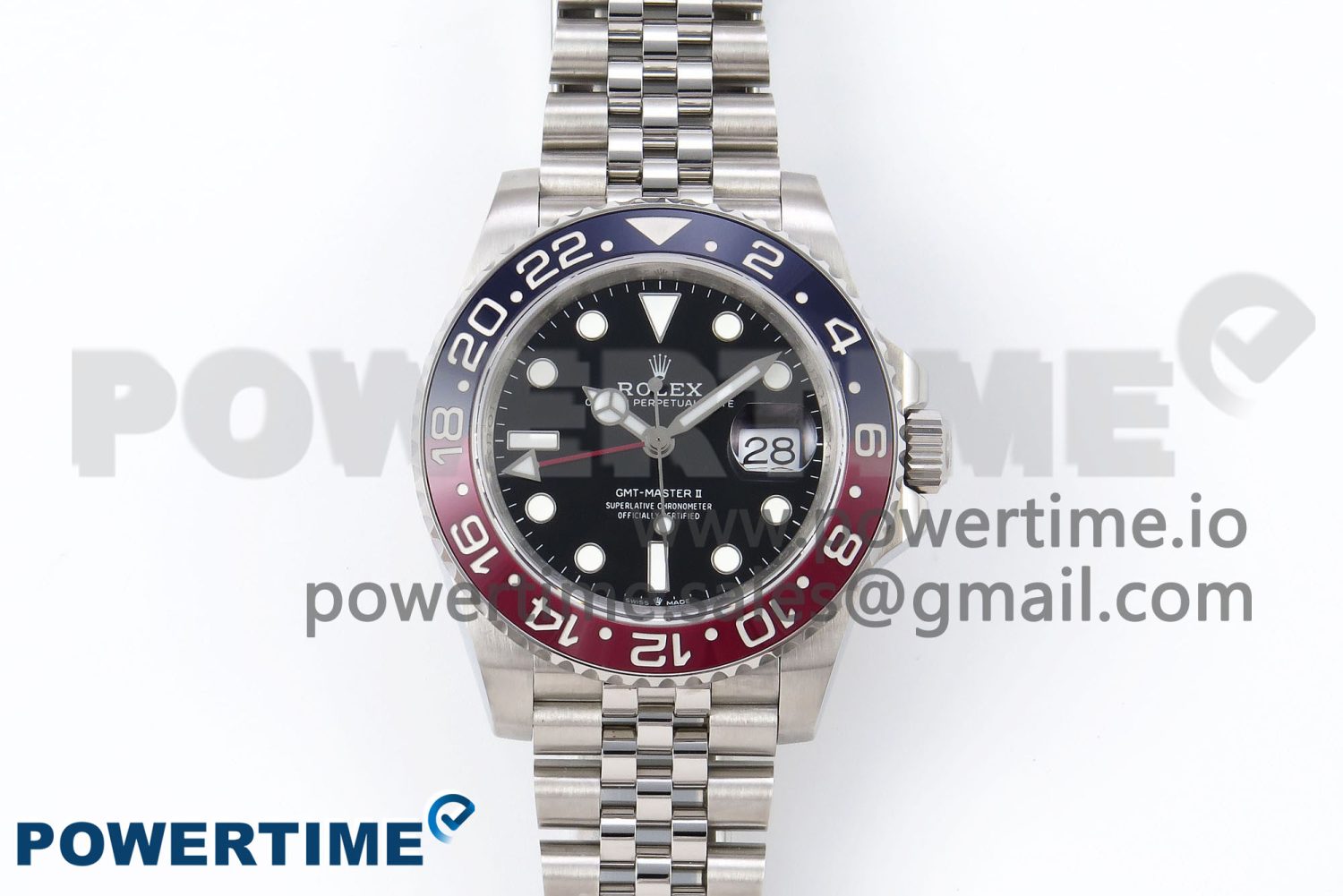 GMT-Master II 126710 BLRO Blue/Red Ceramic QF 1:1 Best Edition on Jubilee Bracelet VR3285 CHS - Image 1