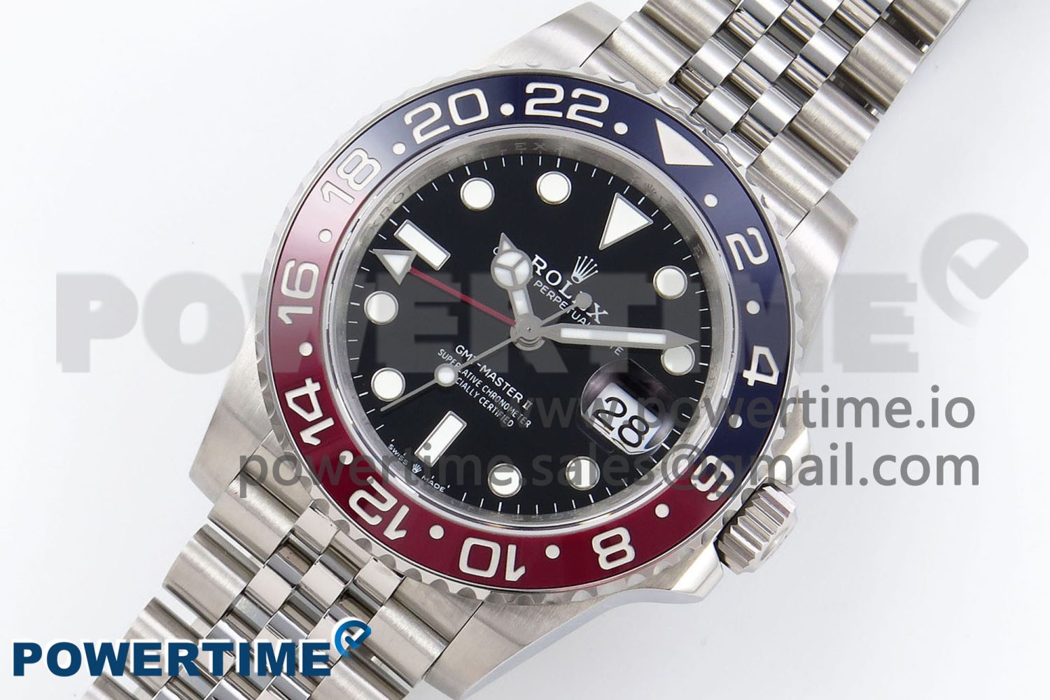 GMT-Master II 126710 BLRO Blue/Red Ceramic QF 1:1 Best Edition on Jubilee Bracelet VR3285 CHS - Image 2