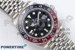 GMT-Master II 126710 BLRO Blue/Red Ceramic QF 1:1 Best Edition on Jubilee Bracelet VR3285 CHS - Image 3