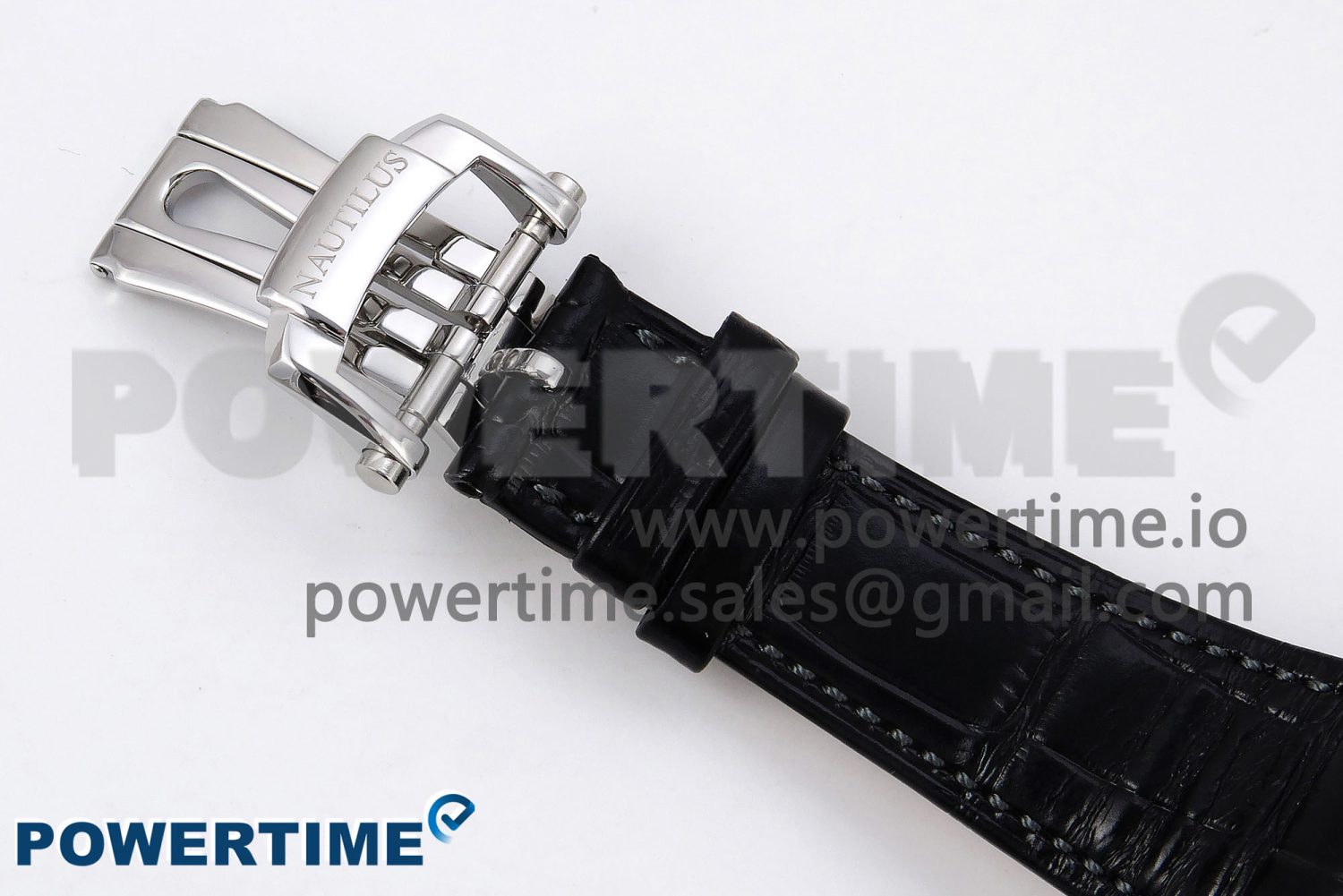 Nautilus 5712 SS PPF 1:1 Best Edition Gray Dial on Black Leather Strap A240 Super Clone V2 - Image 11