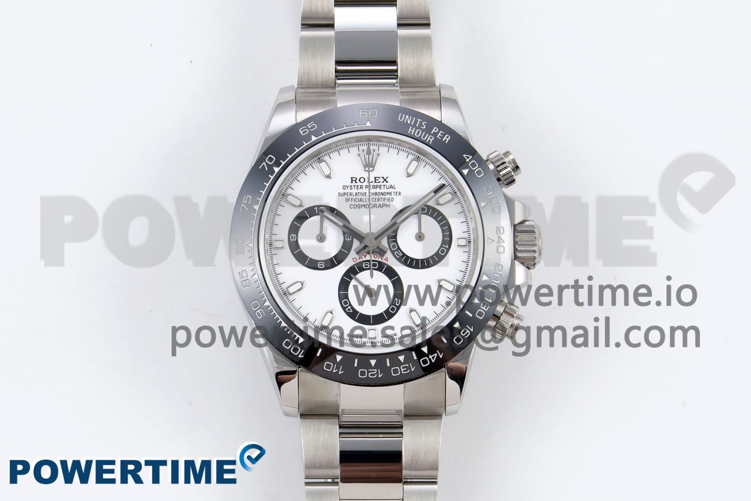 Daytona 116500 JDF 1:1 Best Edition 904L Steel White Dial on SS Bracelet A7750 - Image 1