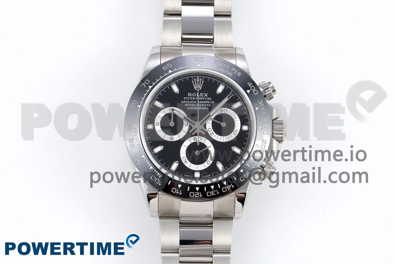 Daytona 116500 JDF 1:1 Best Edition 904L Steel Black Dial on SS Bracelet A7750 - Image 1