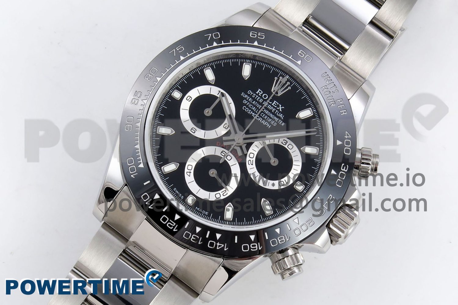 Daytona 116500 JDF 1:1 Best Edition 904L Steel Black Dial on SS Bracelet A7750 - Image 2