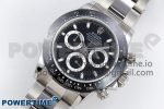 Daytona 116500 JDF 1:1 Best Edition 904L Steel Black Dial on SS Bracelet A7750 - Image 2