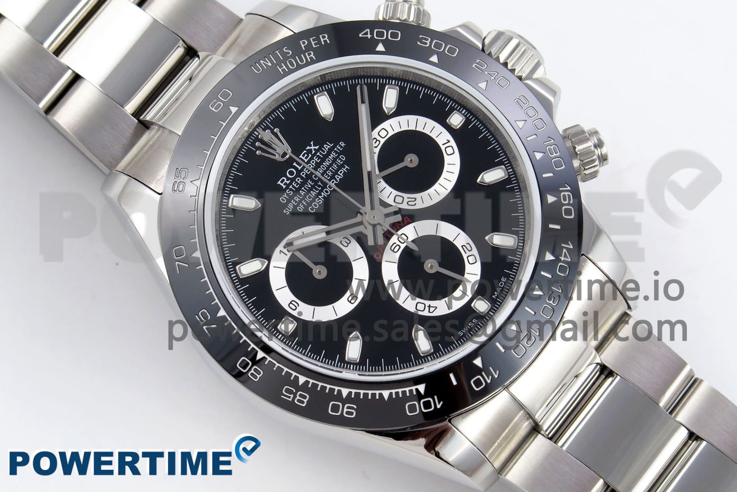 Daytona 116500 JDF 1:1 Best Edition 904L Steel Black Dial on SS Bracelet A7750 - Image 3
