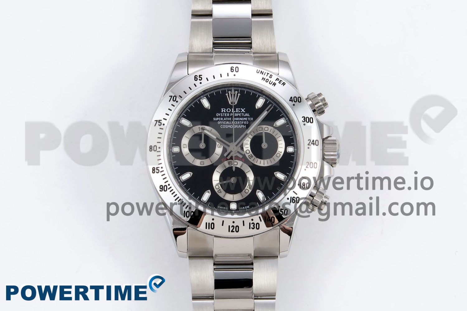 Daytona 116520 JDF 1:1 Best Edition 904L Steel Black Dial on SS Bracelet A7750 - Image 1