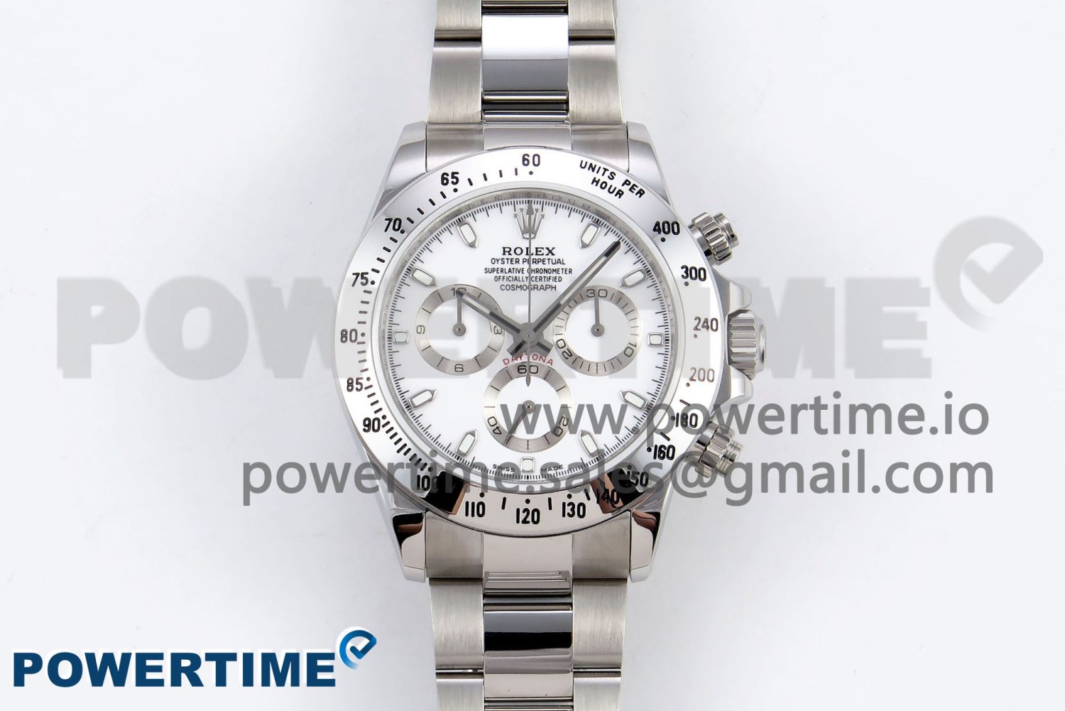 Daytona 116520 JDF 1:1 Best Edition 904L Steel White Dial on SS Bracelet A7750 - Image 1