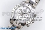 Daytona 116520 JDF 1:1 Best Edition 904L Steel White Dial on SS Bracelet A7750 - Image 2