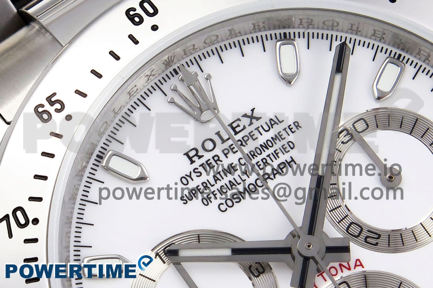 Daytona 116520 JDF 1:1 Best Edition 904L Steel White Dial on SS Bracelet A7750 - Image 4