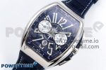 Vanguard Chrono SS ABF 1:1 Best Edition Blue Dial on Blue Leather Strap A7750 - Image 2