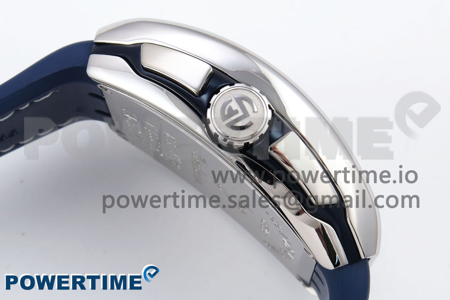 Vanguard Chrono SS ABF 1:1 Best Edition Blue Dial on Blue Leather Strap A7750 - Image 6