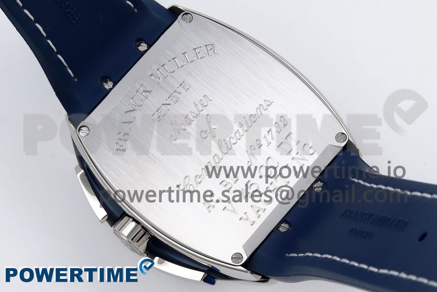 Vanguard Chrono SS ABF 1:1 Best Edition Blue Dial on Blue Leather Strap A7750 - Image 8
