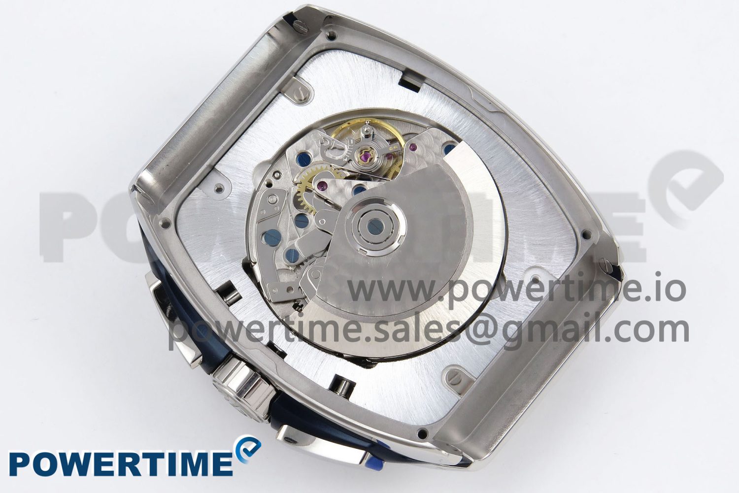 Vanguard Chrono SS ABF 1:1 Best Edition Blue Dial on Blue Leather Strap A7750 - Image 9