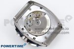 Vanguard Chrono SS ABF 1:1 Best Edition Blue Dial on Blue Leather Strap A7750 - Image 9