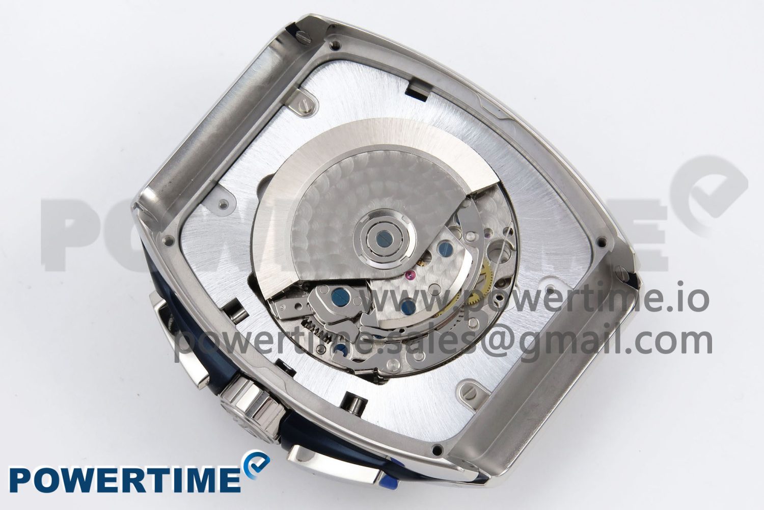 Vanguard Chrono SS ABF 1:1 Best Edition Blue Dial on Blue Leather Strap A7750 - Image 10