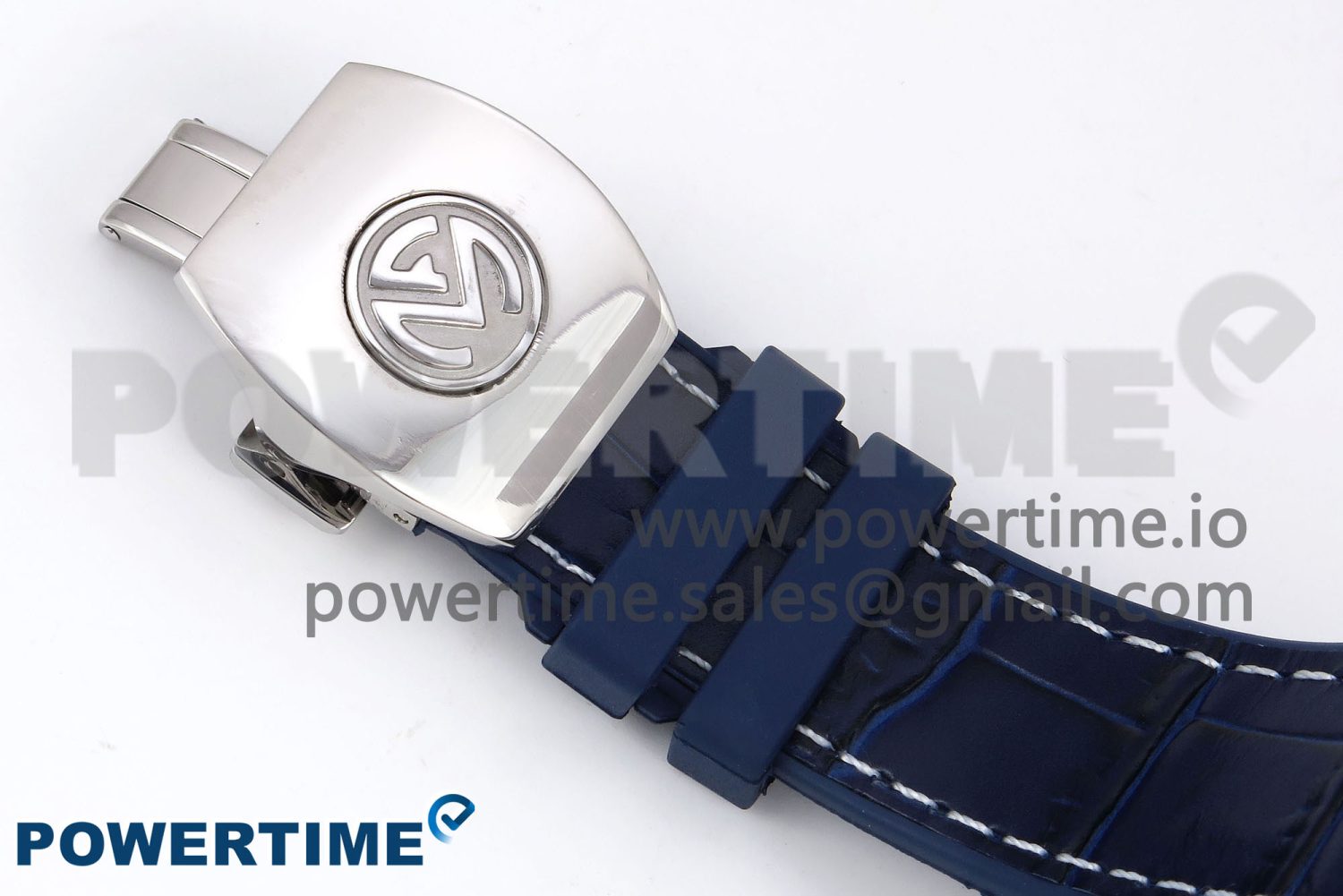 Vanguard Chrono SS ABF 1:1 Best Edition Blue Dial on Blue Leather Strap A7750 - Image 13