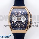 Vanguard Chrono RG ABF 1:1 Best Edition Blue Dial on Blue Nylon Strap A7750