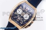 Vanguard Chrono RG ABF 1:1 Best Edition Blue Dial on Blue Nylon Strap A7750 - Image 2