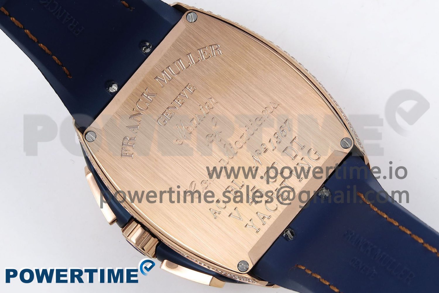 Vanguard Chrono RG Diamonds ABF 1:1 Best Edition Blue Dial on Blue Nylon Strap A7750 - Image 8