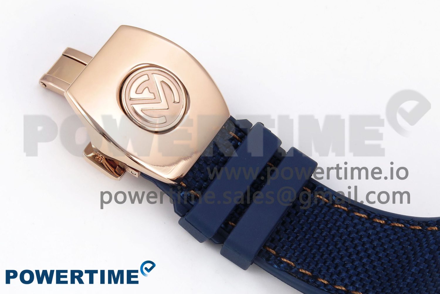 Vanguard Chrono RG Diamonds ABF 1:1 Best Edition Blue Dial on Blue Nylon Strap A7750 - Image 13