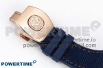 Vanguard Chrono RG Diamonds ABF 1:1 Best Edition Blue Dial on Blue Nylon Strap A7750 - Image 13