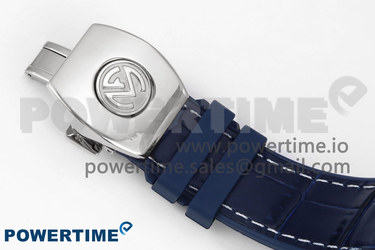 Vanguard Chrono SS Diamonds ABF 1:1 Best Edition Blue Textured Dial on Blue Leather Strap A7750 - Image 13