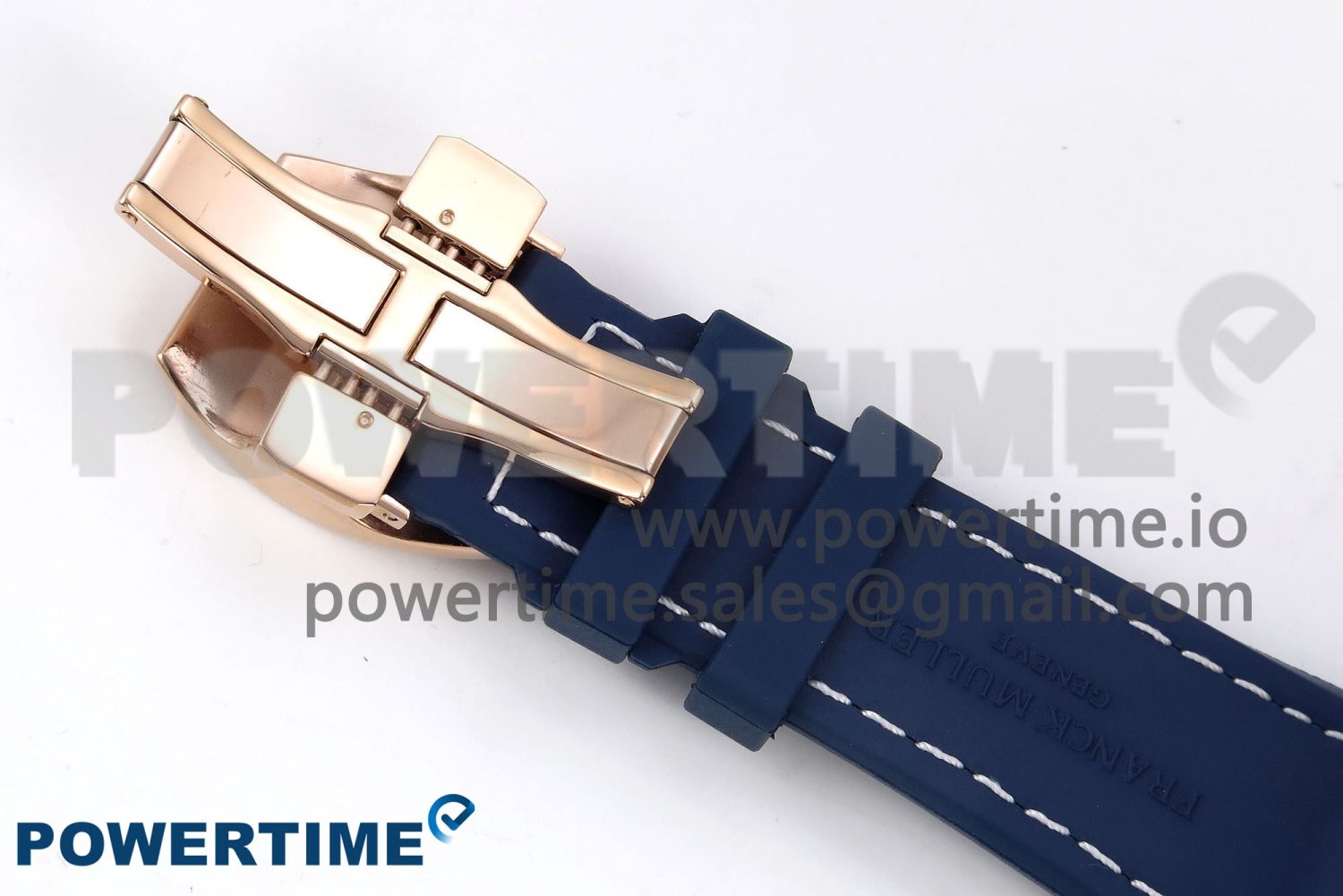 Vanguard Chrono RG ABF 1:1 Best Edition Blue Dial Full Diamonds on Blue Leather Strap A7750 - Image 14