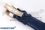 Vanguard Chrono RG ABF 1:1 Best Edition Blue Dial Full Diamonds on Blue Leather Strap A7750 - Image 14