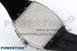 Vanguard Chrono SS ABF 1:1 Best Edition Black Dial Full Diamonds on Black Leather Strap A7750 - Image 8