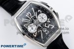 Vanguard Chrono SS ABF 1:1 Best Edition Black Dial on Black Leather Strap A7750 - Image 3