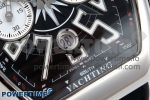 Vanguard Chrono SS ABF 1:1 Best Edition Black Dial on Black Leather Strap A7750 - Image 5