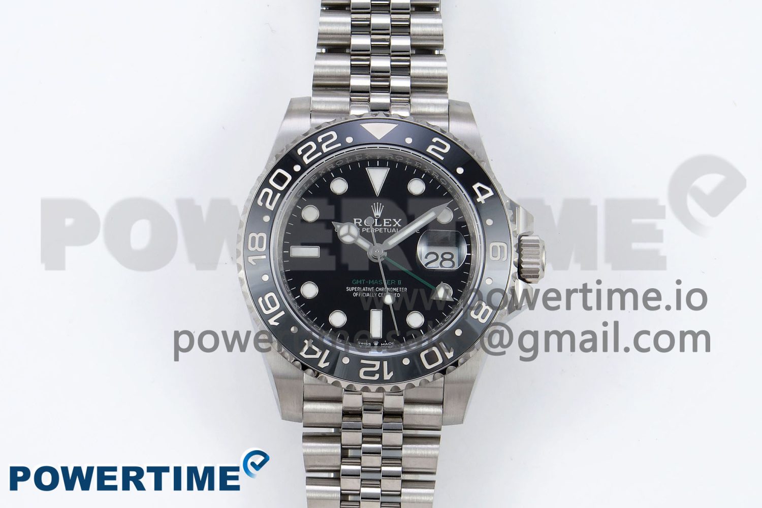 GMT-Master II 126710 GRNR Black/Gray Ceramic 904L Steel ARF 1:1 Best Edition on Jubilee Strap VR3285 CHS - Image 1