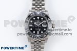 GMT-Master II 126710 GRNR Black/Gray Ceramic 904L Steel ARF 1:1 Best Edition on Jubilee Strap VR3285 CHS
