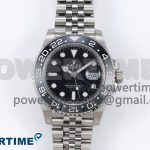 GMT-Master II 126710 GRNR Black/Gray Ceramic 904L Steel ARF 1:1 Best Edition on Jubilee Strap VR3285 CHS