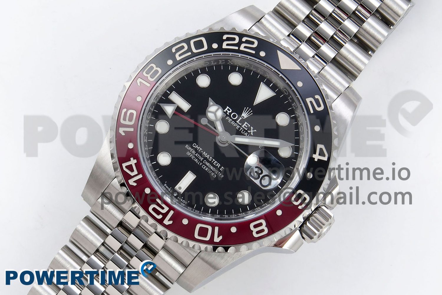 GMT-Master II 126710 Black/Red Ceramic ARF Best Edition on Jubilee Bracelet VR3285 CHS - Image 2