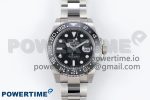 GMT-Master II 126710 GRNR Black/Gray Ceramic 904L Steel ARF 1:1 Best Edition on Oyster Strap VR3285 CHS