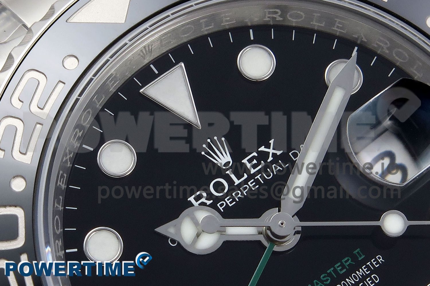 GMT-Master II 126710 GRNR Black/Gray Ceramic 904L Steel ARF 1:1 Best Edition on Oyster Strap VR3285 CHS - Image 4