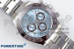 Daytona 116506 Clean 1:1 Best Edition Ice Blue Dial Arabic Markers on SS Bracelet SA4130 V2 - Image 3