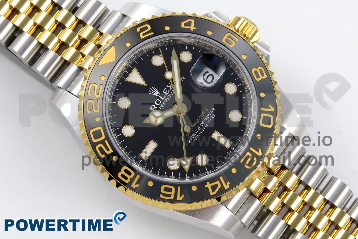 GMT-Master II 126713 GRNR ARF 1:1 Best Edition on Black Dial SS/YG Bracelet Super Clone VR3285 CHS (Gain Weight) - Image 3