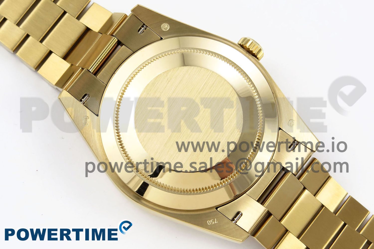 DayDate 40mm YG QF 1:1 Best Edition Green Roman Dial on President Bracelet A2824 (Gain Weight) - Image 8