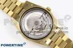 DayDate 40mm YG QF 1:1 Best Edition Green Roman Dial on President Bracelet A2824 (Gain Weight) - Image 9