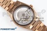 DayDate 40 RG QF 1:1 Best Edition Gray Dial on President Bracelet A2824 (Gain Weight) - Image 6