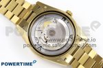 DayDate 40mm YG QF 1:1 Best Edition Green Roman Dial on President Bracelet A2824 (Gain Weight) - Image 10