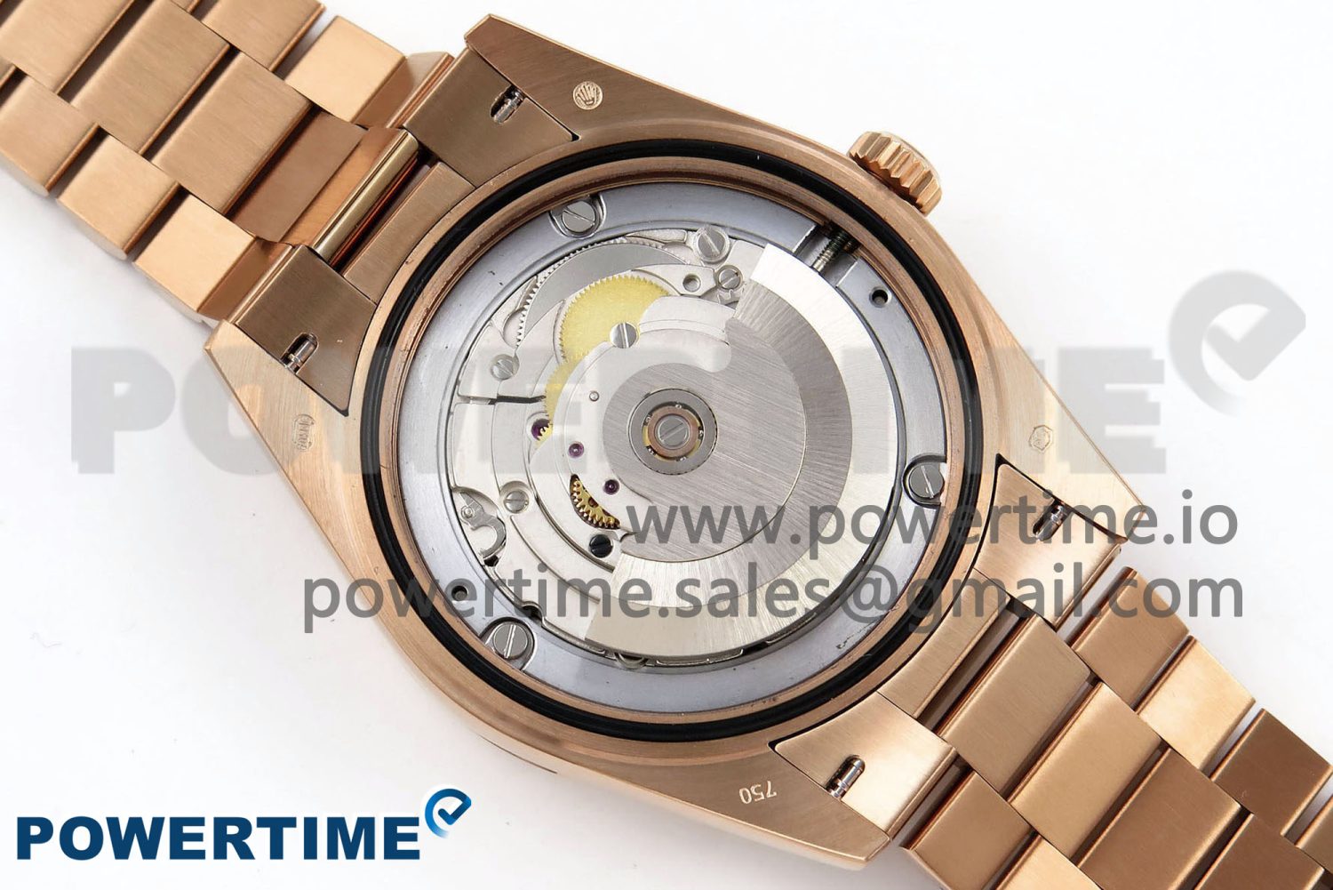 DayDate 40 RG QF 1:1 Best Edition Gray Dial on President Bracelet A2824 (Gain Weight) - Image 7